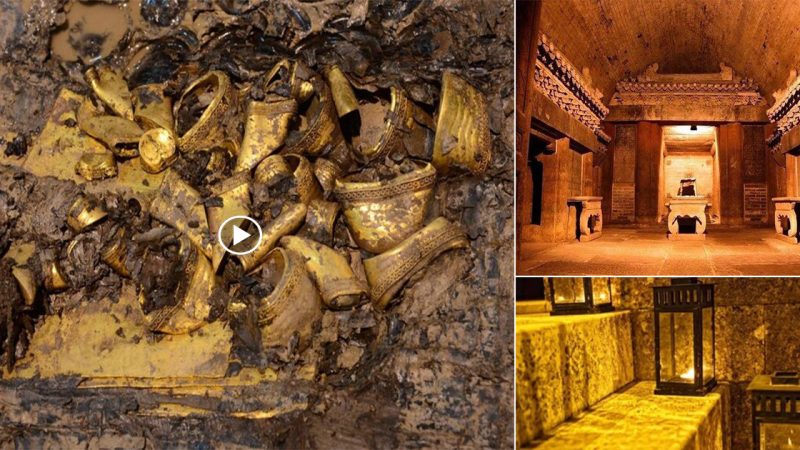 The gold-filled tomb of the “Exiled King” makes everyone overwhelmed