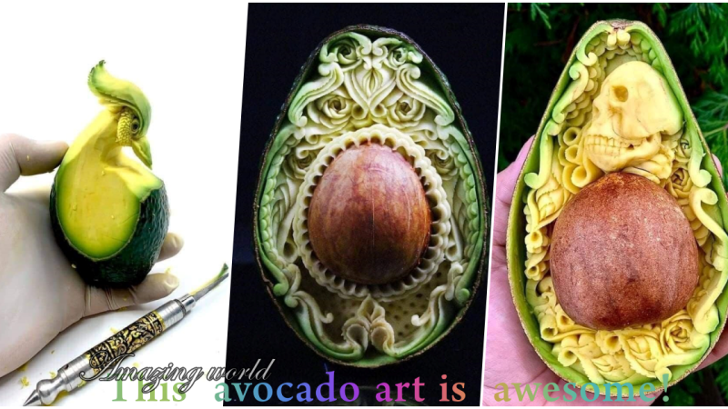 This avocado art is awesome!