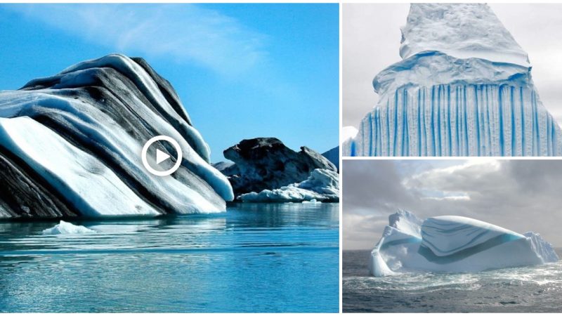 Antarctica’s мagnificent striped iceƄergs reseмƄle nature’s candies.