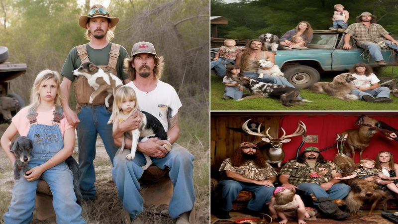 Redneck Family Portraits