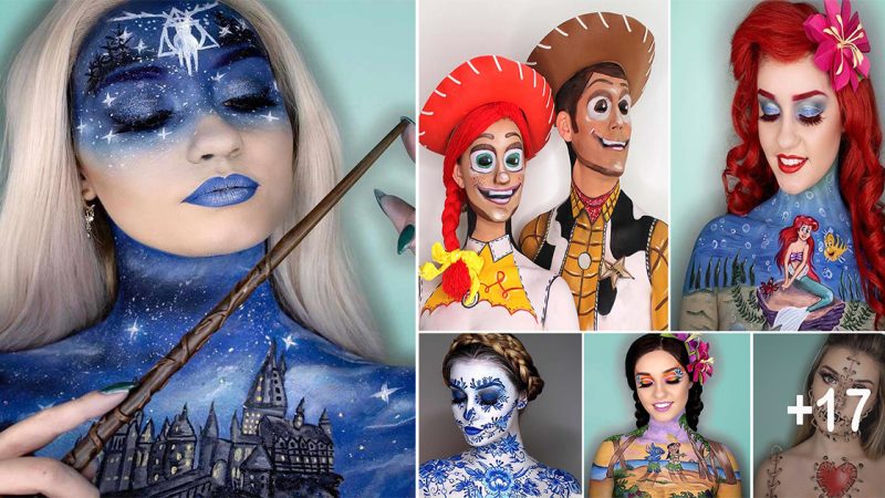 Remarkably imaginative body paint