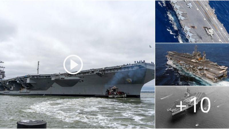 America’s Most Advanced Aircraft Carrier Sets Sail.