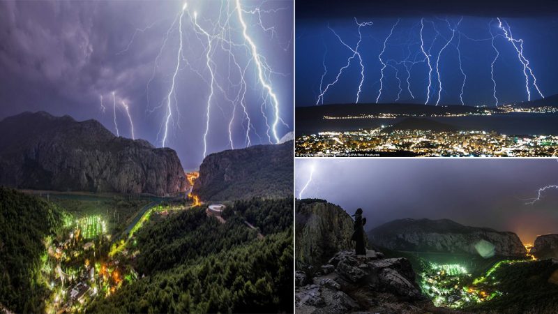 Incredible photos show Croatian night sky glowing in spectacular lightning storm