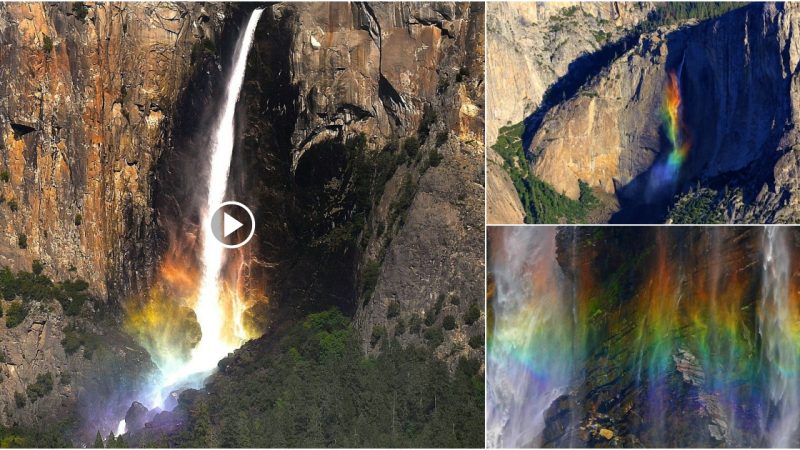 Photographer Captures Stunning Images of India’s ‘Rainbow Waterfall’