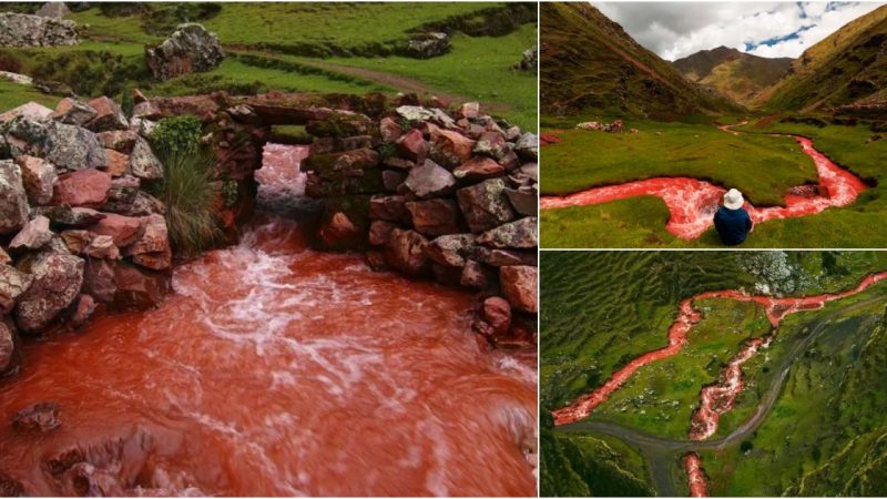 The Red River in Cusco: A baffling natural phenomenon shrouded in mystery, captured in this video.