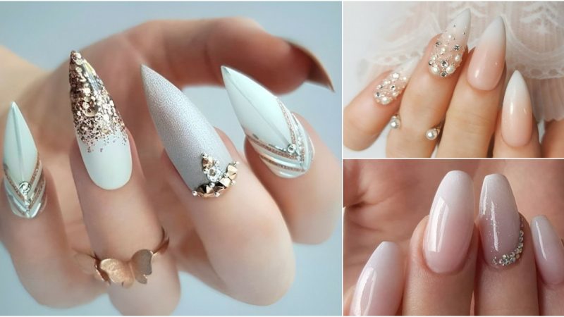 Elevate Your Bridal Look with These 40 Stunning Wedding Nail Designs.