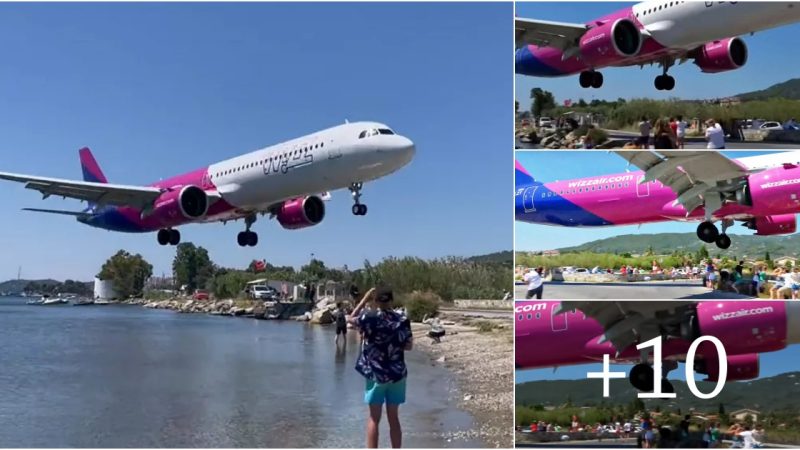 Viral Video Captures Tourists Ducking as Jet Makes ‘Lowest Ever’ Landing at Skiathos Airport