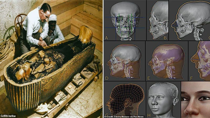 “King Tutankhamun’s Face Revealed After Over 3,300 Years”