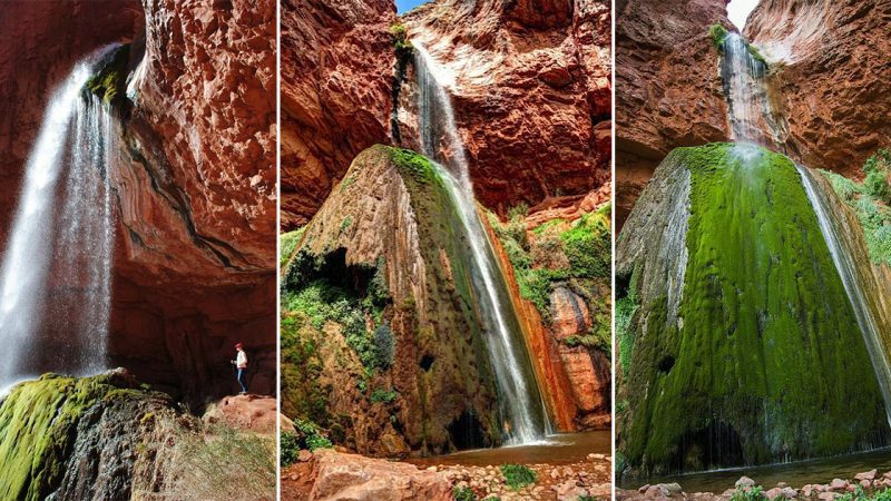 “Ribbon Falls: A Natural Marvel in Arizona, USA”