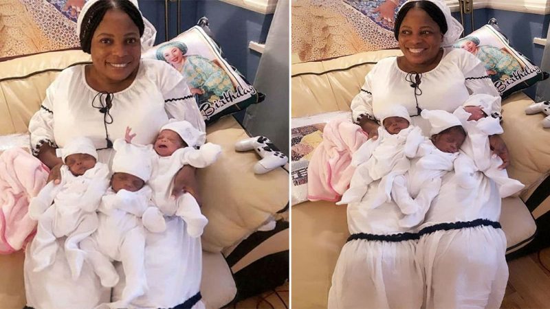 “Happiness Tripled: 52-Year-Old Woman Gives Birth to Triplets After 17 Years of Childless Marriage”