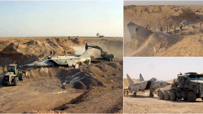 Secretive Storage: Iraqi Air Force Hid MiG-25 Jets in Desert to Avert US Destruction