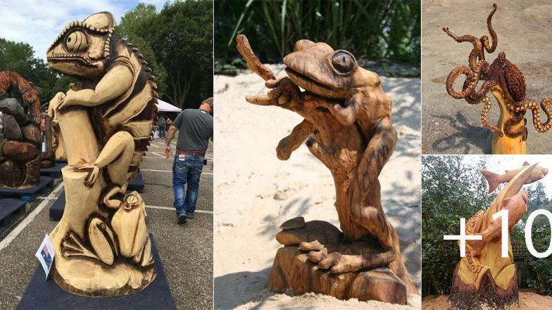 Wood Carved Animals: Giving Wooden Logs New Life as Stunning Art