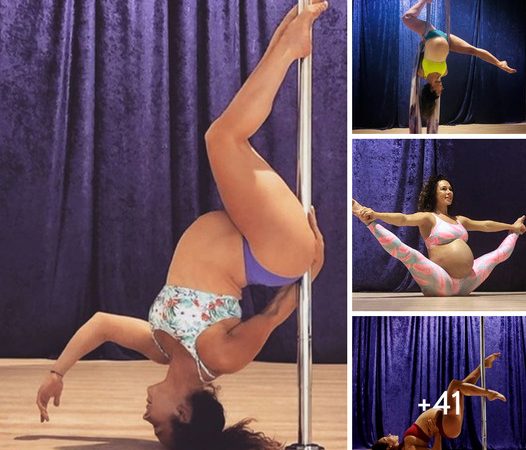 Incredible: Woman Keeps her Passion for Pole Dancing Alive in 37th Week of Pregnancy