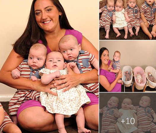 Mother Gives Birth to Triplets Just Weeks After Welcoming Son