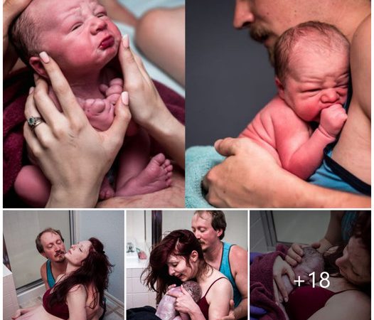 The Heartwarming Birth Story Behind This Newborn’s Adorable ‘Pout’ Expression.