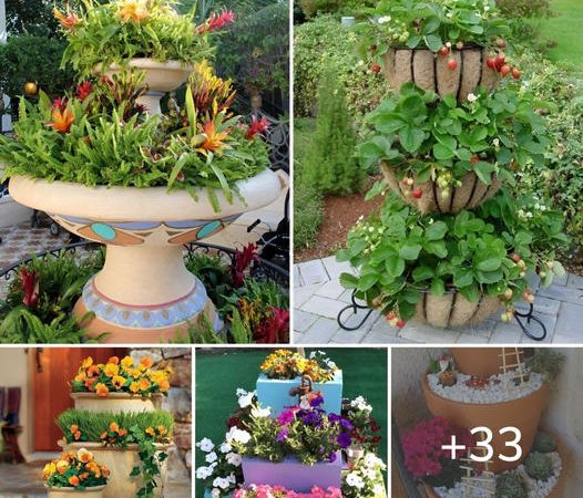 33 Creative Tiered Planter Designs for Your Striking Vertical Garden