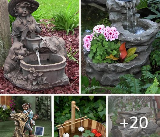 20 Innovative Solar-Powered Water Fountain Ideas for Your Outdoor Oasis