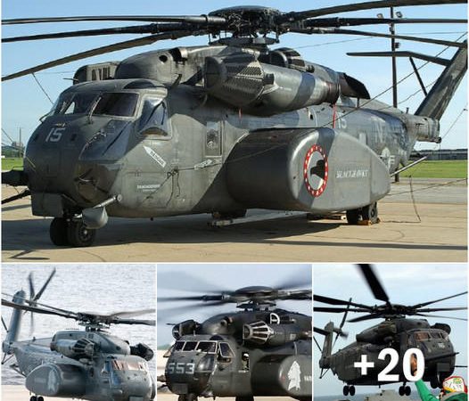 Introducing the Sky’s Monarch: The MH-53E, the World’s Largest Helicopter.