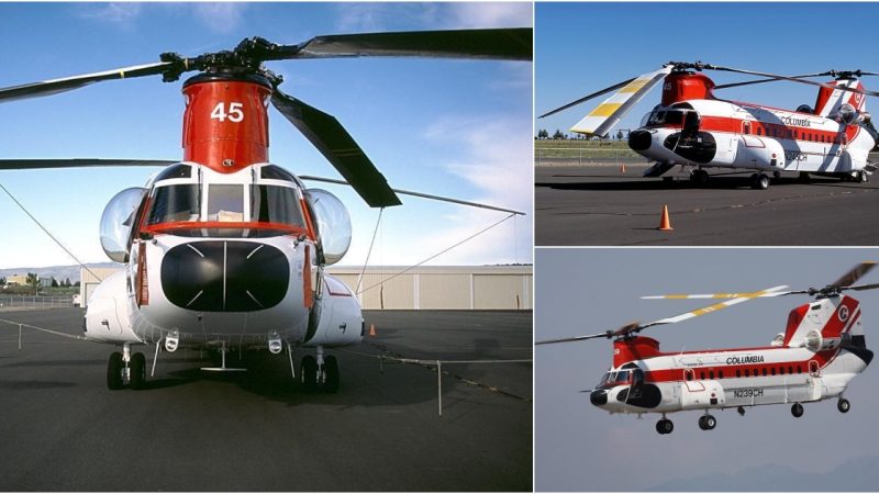 Discover the Reliability of the Vertol 234UT N239CH Helicopter Workhorse!