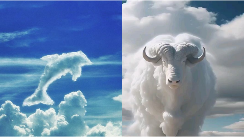 Discovering Nature’s Whimsy: Animal Silhouettes Painted Across the Sky