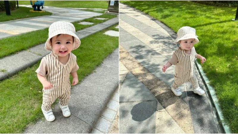 Adorable baby creates daring shenanigans on the lawn that makes everyone laugh