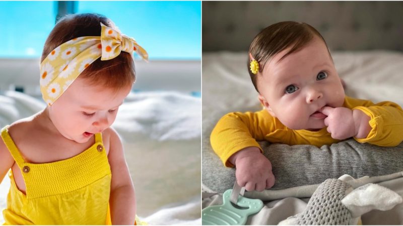 Heartwarming Charm: The Girl in the Yellow Shirt, Radiating Pure Loveliness.