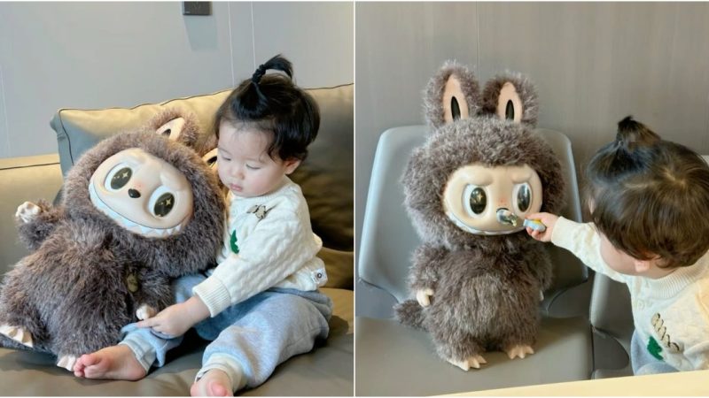 Baby and His Doll Labubu: The Adorable Duo Taking the Internet by Storm