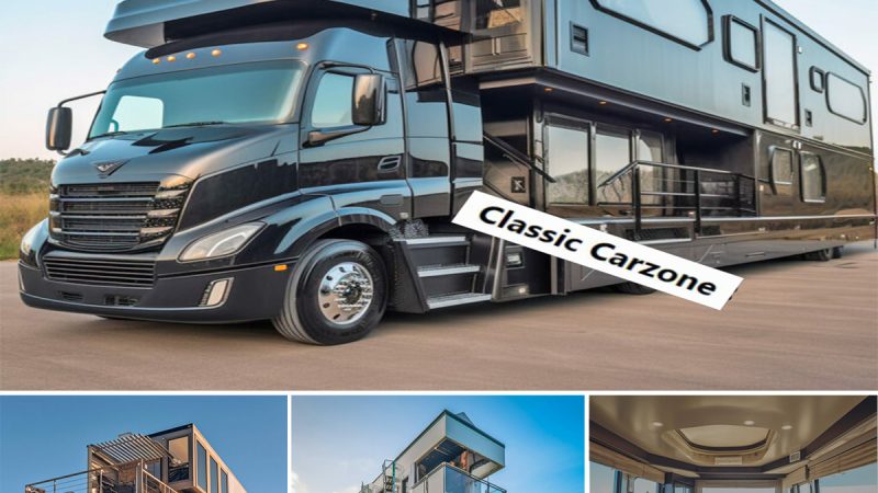 Highway Castles: These Epic Semi-Truck RV Conversions Have Their Own Balconies